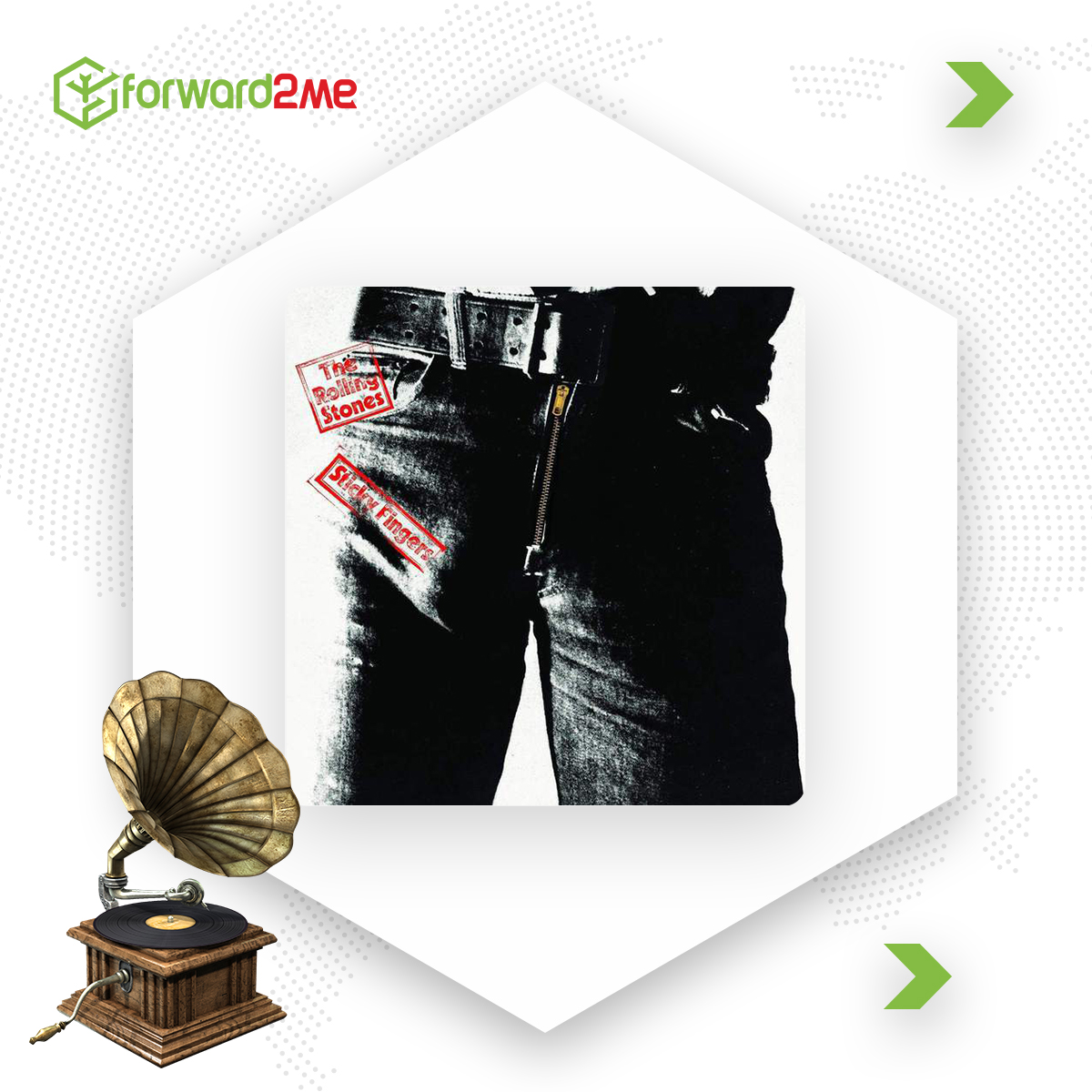 Sticky Fingers by The Rolling Stones Vinyl