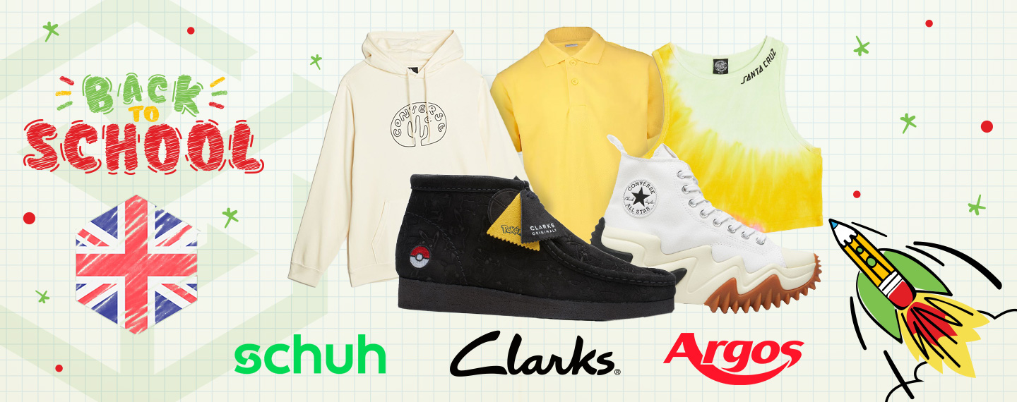 clothes and shoes for school from UK