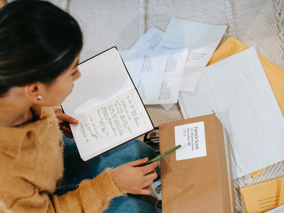 provide detail information while sending parcel internationally